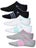 adidas Girl's Superlite No Show 6-Pack Sock Multi