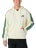 adidas Men's Fall 3 Stripe Fleece Hoodie Ivory XL