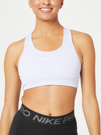 Women's Nike pro padded sports bra Medium cross back White and