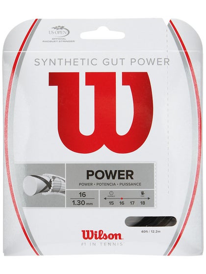Babolat Synthetic Gut Tennis String Reel - 660' White 16/1.30 Gauge Professional Quality