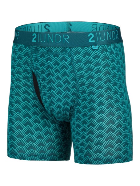 2UNDR Mens Swing Shift 6 Boxer Brief - Wavelength