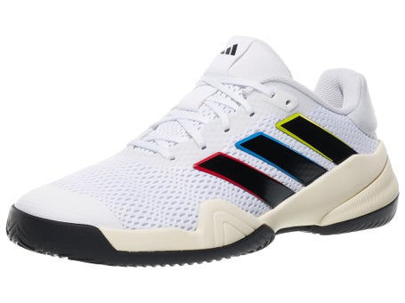 adidas Barricade K White/Black/Cream Junior Shoes