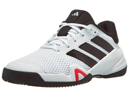 adidas Barricade K White/Maroon/Grey Junior Shoes