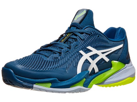 Asics Court FF 3 Mako Blue/White Men's Shoes | Tennis Warehouse