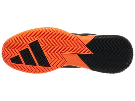 adidas Men's Defiant Speed 2 Tennis Shoes (Black/Lucid Orange) 13
