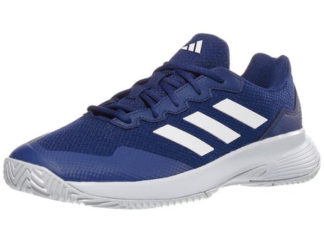 adidas Gamecourt 2 Dark Blue/White Men's Shoe | Tennis Warehouse