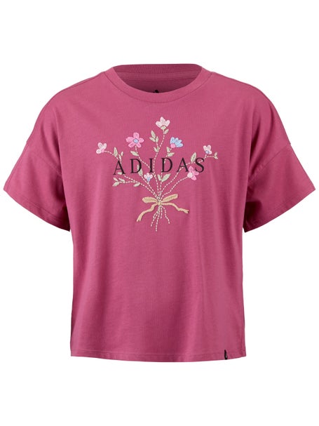 adidas Girls Fall Drop Shoulder Graphic Top