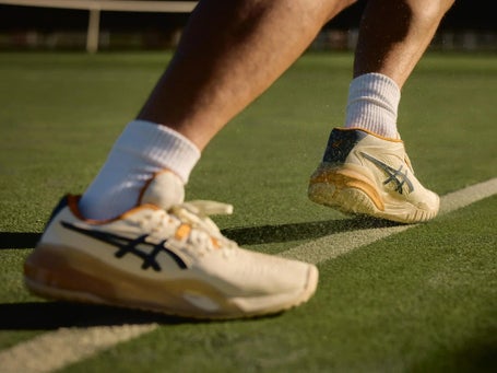 Asics Gel Resolution X Cream/Deep Ocean Men display picture 2