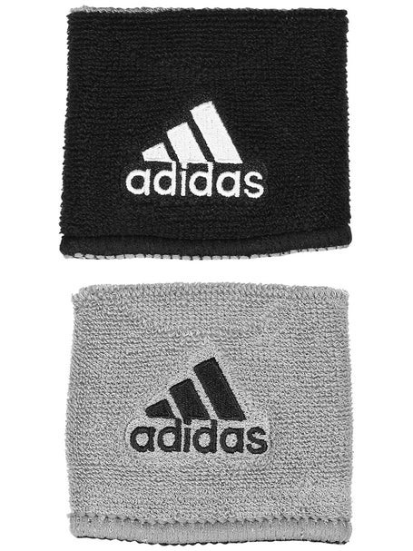 Precipicio Ritual tristeza adidas Interval Small Reversible Wristband Black/Grey | Tennis Warehouse