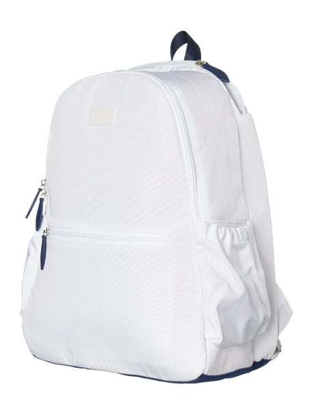 Ame & Lulu Courtside 2.0 Backpack Bag White | Tennis Warehouse display picture 1