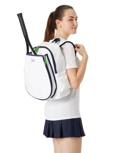 Ame & Lulu Game On Tennis Backpack White/Navy/Green | Tennis  display picture 2