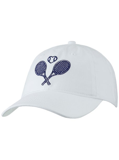 Ame & Lulu Womens Triple Play Love Match Hat - White