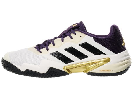 adidas Barricade 13 White/Black/Plum Men's Shoes Tennis Warehouse