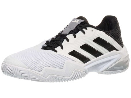 adidas Barricade 13 White/Black/Grey Men's Shoes | Tennis Warehouse