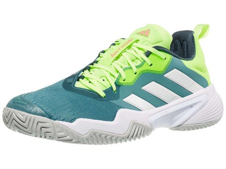 Adidas Barricade Clay Men's Tennis Shoe Black/green/yellow