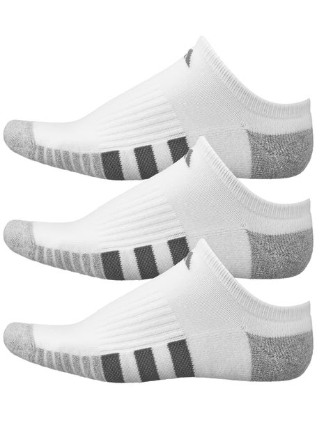 adidas Men's 3.0 3-Pack No Socks White | Tennis
