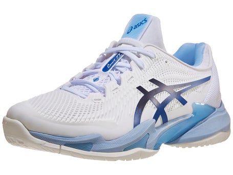 Asics Court FF 3 Novak White/Tuna Blue Mens Shoes