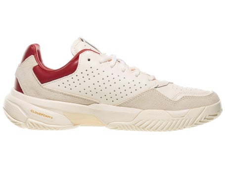 adidas CourtJam Control 3 PRM White/Red Men's Shoes | Tennis Warehouse