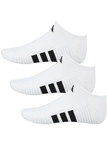 adidas Mens Cushioned 4.0 3-Pack No Show Socks White