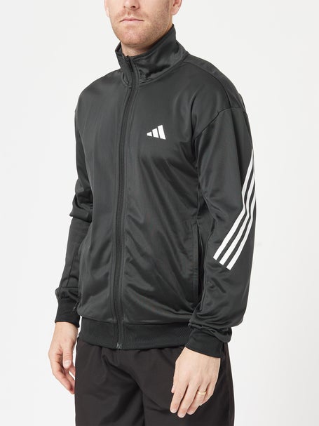 cache Premio árabe adidas Men's Core Club 3 Stripe Knit Jacket | Tennis Warehouse