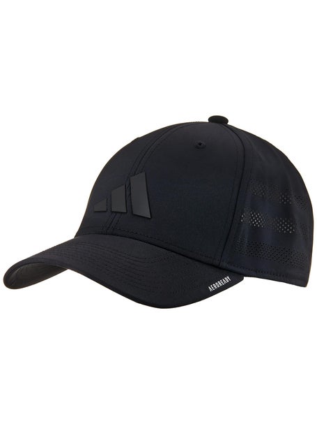 Structured Mesh Snapback Hat - Black, Men's Training