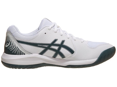 Asics Gel Dedicate 2E White/Saxon Gn Men's Shoes Tennis Warehouse