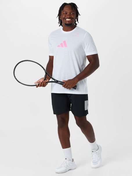 Racket Adidas Mens Tennis Apparel Adidas Tennis Ergo Shorts Black