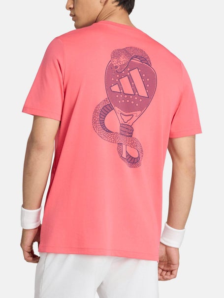 adidas Mens Fall Padel Snake Graphic Top