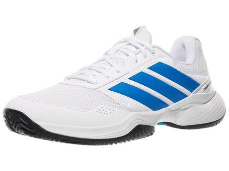 adidas GameCourt 3 White/Lucid Blue Mens Shoes