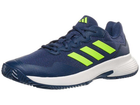 Adidas Game Court Men’s Sneakers Tennis Shoe White Navy Athletic Trainers  #809