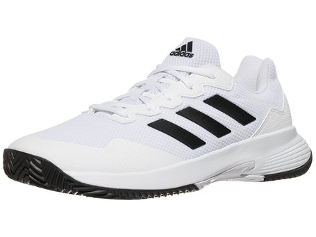 adidas Men's Gamecourt 2 Tennis Shoe, White/Black