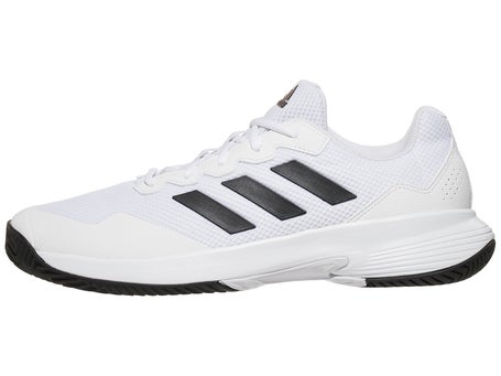 adidas GameCourt 2 White/Black Men's Shoes | Tennis Warehouse