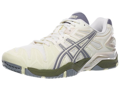 Asics Gel Resolution 5 Cream/Grey Mens Shoes 