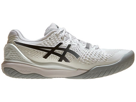 Asics Gel Resolution 9 Clay White/Silver Women's Shoes