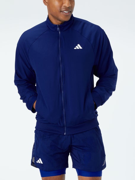 profundidad Tipo delantero mensaje adidas Men's Melbourne Reversible Jacket - Blue | Tennis Warehouse