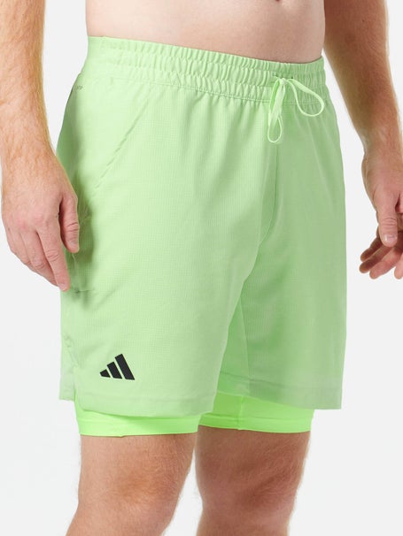 Adidas Melbourne Tennis Two-In-One 7 Shorts Mens