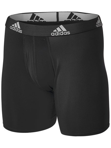 Pavimentación hacerte molestar . adidas Mens Performance 3 Pack Boxer Brief - Black | Tennis Warehouse