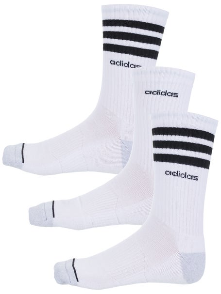 adidas Men's 3-Stripe 3-Pack Crew Socks