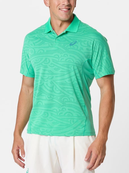 Asics Mens Spring Match Jacquard Polo