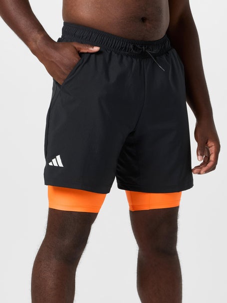 adidas Mens Spring Club 2-in-1 Short