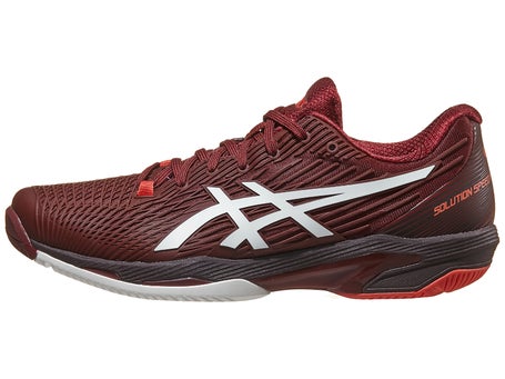 Asics Solution Speed FF 2 Antique Red/White Men's Shoes | Tennis Warehouse