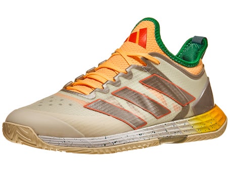 cliente Invalidez compuesto adidas adizero Ubersonic 4 Wh/Taupe/Orange Men's Shoes | Tennis Warehouse