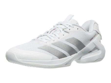 adidas Ubersonic 5 White/Grey/Maroon Mens Shoes 