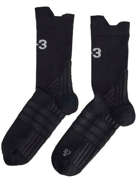 adidas Y-3 Tennis Crew Sock - Black/Orbit Grey