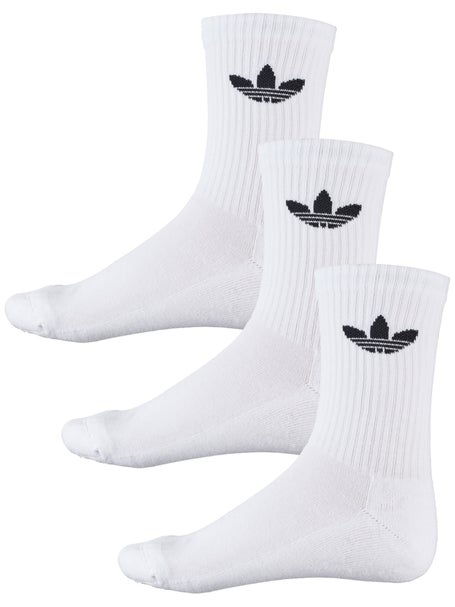 adidas Originals Crew Sock 3-Pack - White/Black