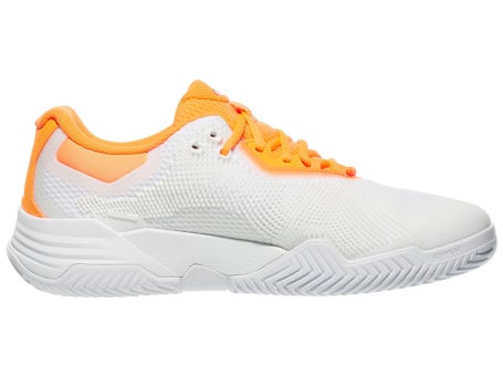 adidas Men's Solematch Control 2 Tennis Shoes (White/Lucid Orange)