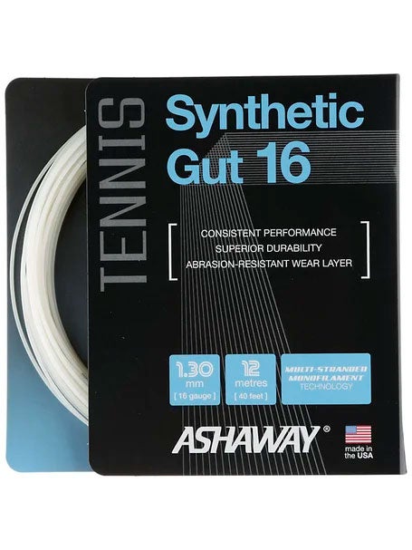 Ashaway Synthetic Gut 16/1.30 White