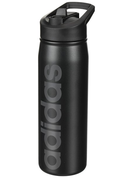 adidas Steel Straw Metal Bottle 600 ML - Black, EW9602