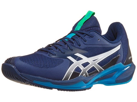 Asics Solution Speed FF 3 Blue/White Men's Shoes | Tennis Warehouse