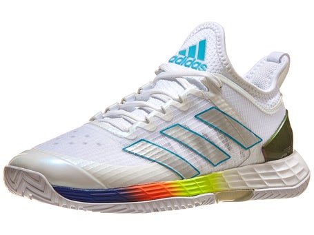 adidas adizero Ubersonic 4 AC Wh/Silver/Cyan Wom Shoes | Tennis